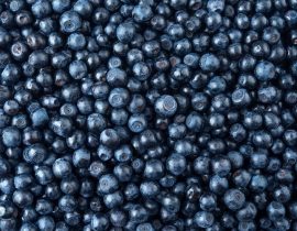 Blueberry. Blueberry background. Food background. Top view.